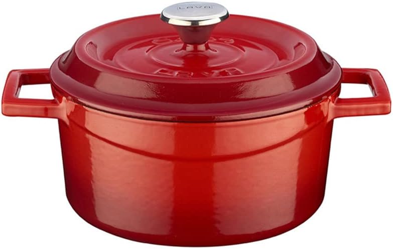 Döküm Yuvarlak Tencere, Trendy, 16cm, Kırmızı
