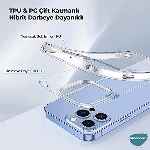 Apple iPhone 14 için Kılıf Heavy Drop Şeffaf [iPhone 14 ile Uyumlu Kılıf - Şeffaf]