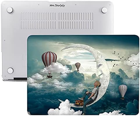 MacBook Air 13 İnç Kılıf A1369 A1466 Uyumlu Hard Case Sert Koruyucu Kapak İnce Hafif Çizilme Korumalı Desenli Baskılı 2010-2017 Yeşil - Görsel 3