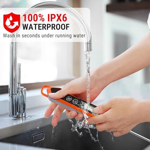 Alternative view of ThermoPro TP15H IPX6 Su Geçirmez, Işıklı Ekranlı ve Kalibrasyonlu Uzun Problu Dijital Et ve Gıda Termometresi
