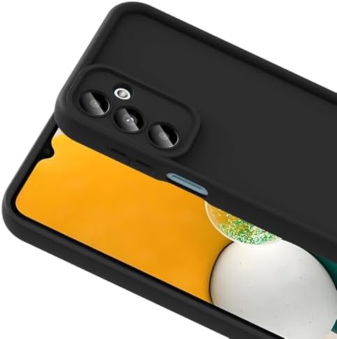Galaxy A56 ile uyumlu Kılıf Parlak Tek Renkli Yüzey Dayanıklı Malzeme & Tam Koruma Redolent Kılıf Ergonomik Kavrama Kolay Erişim Kapak Siyah