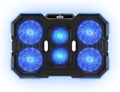 Classone Mila Serisi M6 R-TYPE 15-17 inch Uyumlu 2200 RPM, RGB Işıklı, 6 Fan, Telefon Stand, 2 USB Notebook Soğutucu Stand - Görsel 3