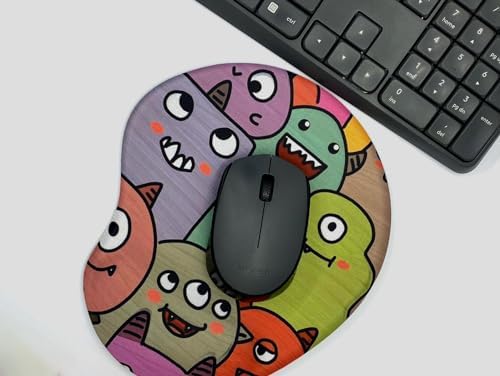 Alternative view of Türkiye Serisi - Kız Kulesi Gün Batımı Baskılı Bilek Destekli Mouse Pad
