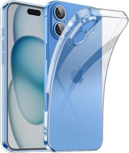 iPhone 16 Plus Şeffaf Kılıf, Kamera Korumalı Şeffaf Silikon Kılıf, Kamera Koruyuculu iPhone 16 Plus Transparent Kılıf - Görsel 3