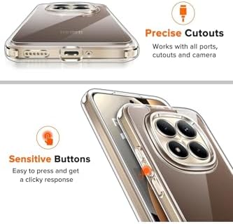 Alternative view of - Xiaomi Redmi Note 15 Pro Plus ile uyumlu Plus+ Kılıf Kamera Korumalı Süper Şeffaf Esnek Renksiz Silikon Kapak - Şeffaf