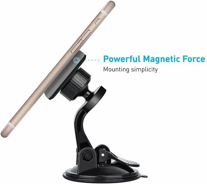 Privity Serisi Mıknatıslı Araç İçi Telefon Tutucu Vantuzlu Magnet 360 Derece Telefon Tutucu GMM - Görsel 3