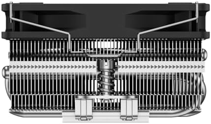 RC400-53mm Düşük Profil CPU Hava Soğutucu, 4 Borulu (AGHP Teknolojisi), 90 mm PWM Fan, 2700 RPM, AMD AM4/AM5 & Intel LGA1700/1851/1200/1151/1150 Uyumlu Siyah - Görsel 2