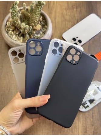 Alternative view of Süper İnce Mat Ultra Thin Silikon Kılıf Siyah iPhone 13 Pro ile uyumlu