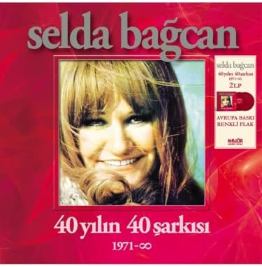 Selda Bağcan 40 Yılın 40 Şarkısı - Kırmızı Renkli 2 Plak - 2LP