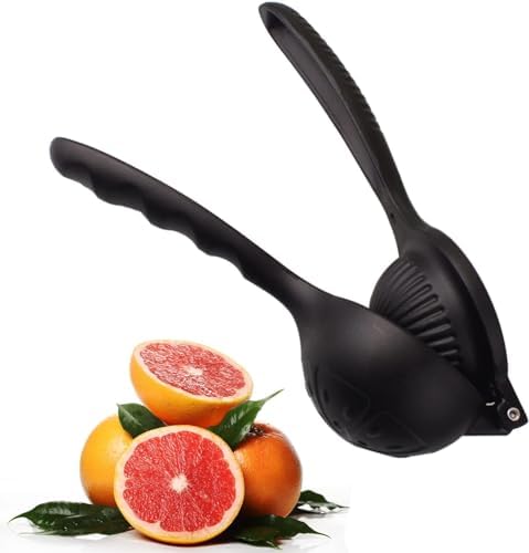 Döküm Limon Sıkacağı Limon Presi Büyük Boy 24cm, Siyah Metal Limon Sıkacağı, Döküm Naranciye Sıkacağı - Görsel 3
