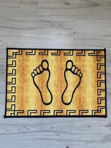 Banyo Ayak Paspası, Sarı, Süngerli, Modern Stil, Ayak Havlusu