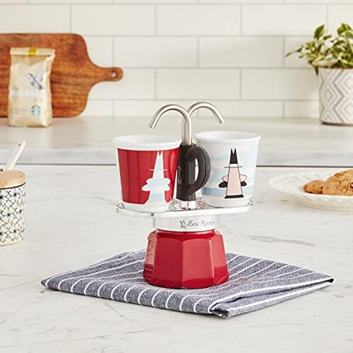 - Set Mini Express: Ocak Üstü Espresso Pişirici + 2 Cups - Magrite Serisi - Görsel 3