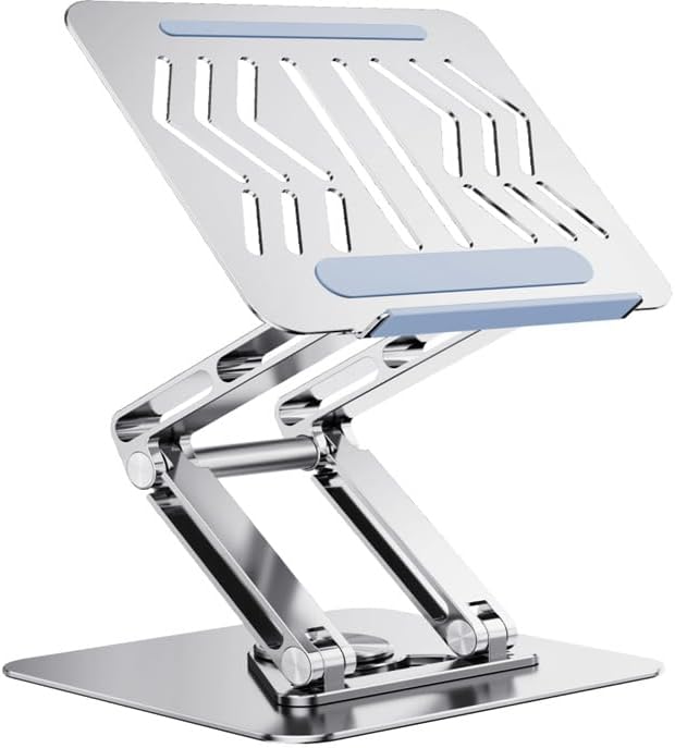 Tam Profesyonel Macbook Uyumlu Stand Tablet Bilgisayar Uyumlu Stant Açısı Ayarlanabilir Tutucu Tok Alüminyum iPad Air Uyumlu Kare Taban%100 Tok Alüminyum Alaşımlı Katlanır RS-CP84S