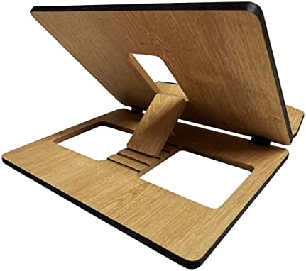 Axolotl Ayarlanabilir Kitap Okuma Standı, Tablet Standı (Meşe) (Safir) - Görsel 3