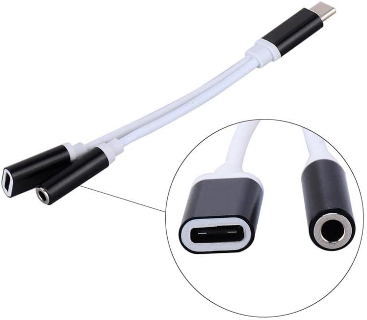 Type C To 3.5mm Stereo Kulaklık Şarj Çevirici Dönüştürücü Adaptör