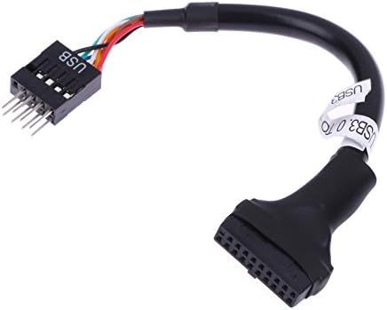 5026 19-20 Pin USB 3.0 to 9 USB 2.0 Çevirici Dönüştürücü Adaptör Kablosu