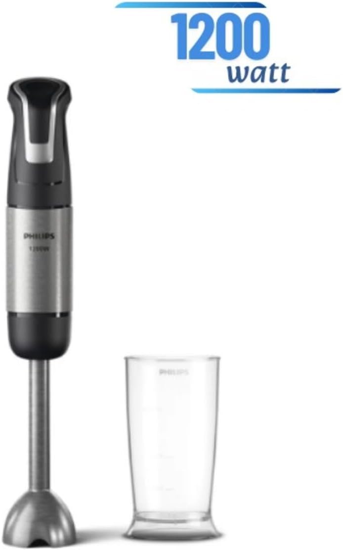 5000 Serisi El , 1200W, 0,5 Lt Kapasiteli BPA İçermeyen Hazne, SpeedTrigger Teknolojisi, Dayanıklı Paslanmaz Çelik Bıçaklar (HR2695/00) - Görsel 3