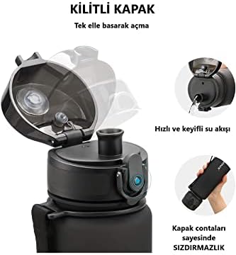 Alternative view of 500 ml Tritan Su Matarası 13 farklı Renk Softtouch