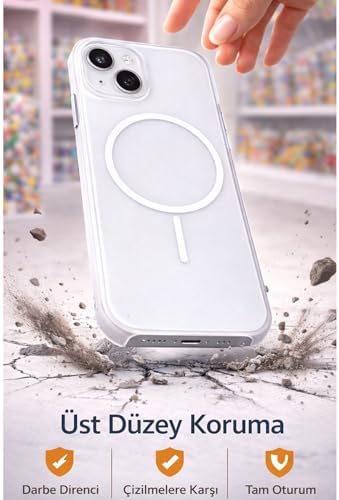 Alternative view of iPhone 13 ile Uyumlu FrostLine Yarı Transparan Mat Logo Gösteren Soft Silikon Kılıf, İnce Tasarım, Darbe Emici Arka Kapak Koruma Siyah
