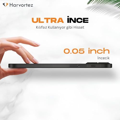 iPhone 17 Pro Kılıf 6.3" ile Uyumlu, Ultra İnce Cep Telefon Kılıfı, Kamera Bölge Koruyucu, Ekstra Tuş Takımı, TPU Malzeme BPA İçermez, Kolay Temizlenebilir Phone Case - Saydam Siyah - Görsel 3