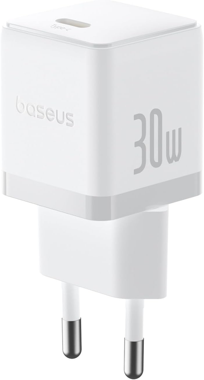 30W Hızlı Şarj Cihazı, Palm 1C USB-C Duvar Adaptörü, BCT Soğutma Teknolojisi ve Akıllı Çip Koruması, Kompakt Şarj Başlığı, ve iPhone Uyumlu, Beyaz