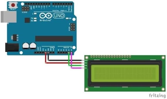 Arduino 2x16 LCD Ekran (I2C Modüllü) - Görsel 2