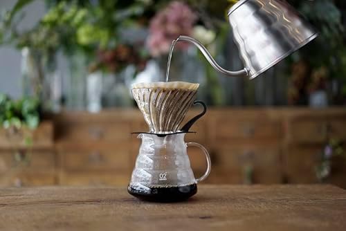 Hario V60 02 Dripper (Siyah Cam) - Görsel 3