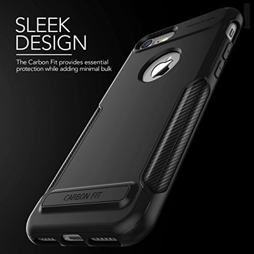 iPhone 7 New Carbon Fit Kılıf Black - Görsel 3