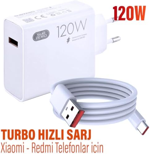 120W Turbo Hızlı Şarj Aleti Mi - Redmi Telefon ve Tabletler İçin - Görsel 3