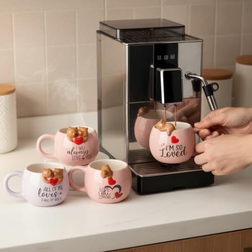 3D Sarkan Capybara Figürlü Porselen Kupa - 420 ml Büyük Boy Kaliteli Porselen Bardak - 4 Farklı Modelden Biri (Sürpriz/Asorti) - Sevimli Hayvanlı Hediyelik Mug - Görsel 3