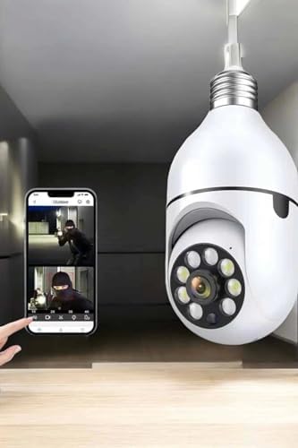 Alternative view of Wifi Kamera Duylu Ampul Görünümlü 360 Derece Dönebilen Ev Kamerası