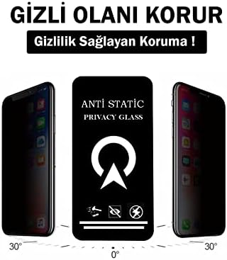 Xiaomi Redmi Note 11 Pro ile uyumlu Tam Kaplayan Anti Statik Görünmez Safir Ekran Koruyucu Hayalet Cam