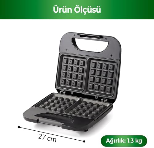 KSM-2405K Siyah Çocuk Waffle Makinesi