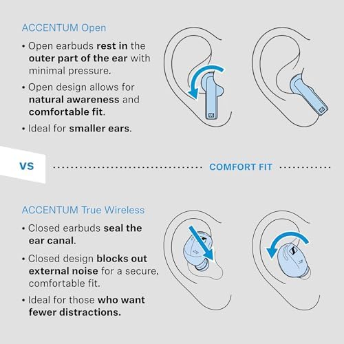 SENNHEISER Accentum Open True Wireless Sakura Kulaklık - Görsel 3