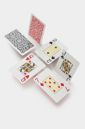 Copag 1546%100 Plastik Oyun Kartları - Poker Boyu, Jumbo Endeks, Mavi & Kırmızı İki Deste - Görsel 3