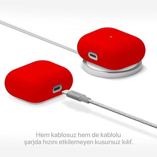 Alternative view of Airpods 3 Lansman Silikon Kılıf (Kırmızı)