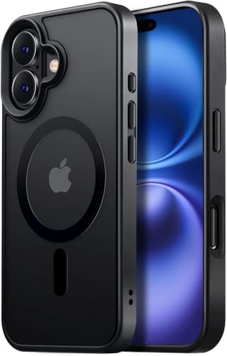 Alternative view of Tigowos iPhone 16 için Güçlü Manyetik Kılıf MagSafe 16FT Düşmeye Dayanıklı Sararma Önleyici Arka Kapak Darbeye Dayanıklı iPhone 16 Telefon Kılıfı 6,1 inç için Dar Kesim, Siyah Titanyum