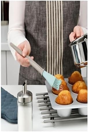 Bakglad Silikon Yumurta Hamur Pasta Fırçası Bej Mavi 26 Cm BN60485551