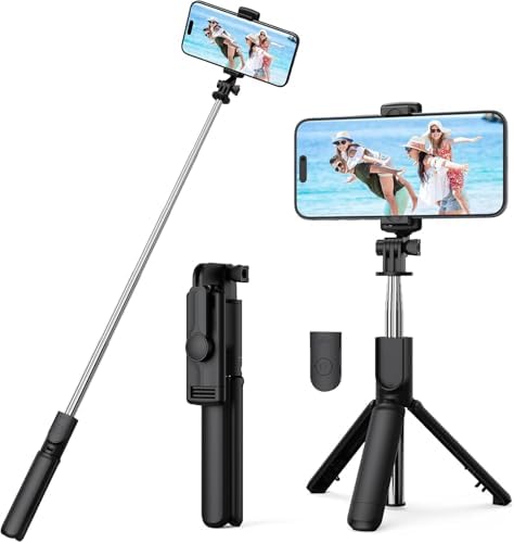 Alternative view of Selfie Çubuğu Tripod – 3’ü 1 Arada Bluetooth Uzaktan Kumandalı Telefon Tutucu, 360° Döner Başlık, iOS & Android Uyumlu, Vlog YouTube TikTok Video Çekimi için Hafif Tripod Infomax