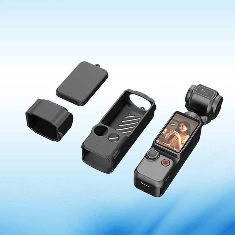 Alternative view of Dji Osmo Pocket 3 uyumlu Silikon kılıf Koruma Kılıfı soft case 3 parça
