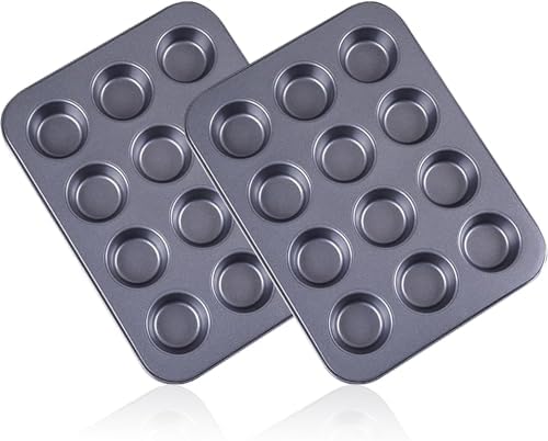 Alternative view of 12’li Muffin ve Cupcake Fırın Tepsisi – Yapışmaz Metal Kek Kalıbı, 12 Gözlü Muffin Kabı, Cup Cake Pişirme Tepsisi, Fırın Uyumlu Kek Kalıbı