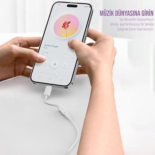Type-c (USB C) to 3.5mm Dönüştürücü Adaptör Kulaklık Dönüştürücü(SH-007) - Görsel 3