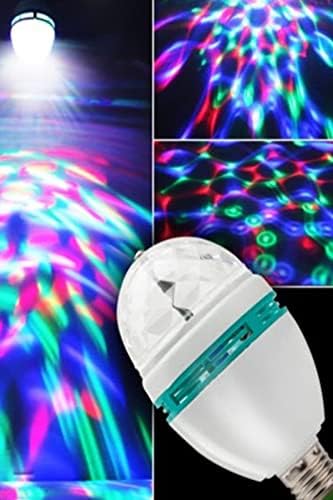 Bigem BM-553 Renkli Disko Ampulü Lambası E27 Duy Led Ampul Dönen Disco Topu 1410 - Görsel 2