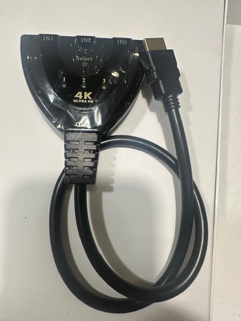 Alternative view of 4k hdmi switch 3 port hdmi switch 50 cm kablolu hdmi çoğaltıcı