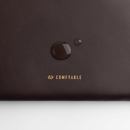 Alternative view of Comfyable 13 inç MacBook Air 13 inç M4 M3 M2 M1, 13 inç MacBook Pro, PU Deri Çanta Suya Dayanıklı Kılıf ile Uyumlu İnce Dizüstü Bilgisayar Kılıfı, Çikolata