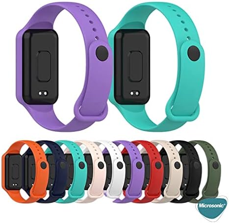 Amazfit Band 7 Silikon Kordon Lila