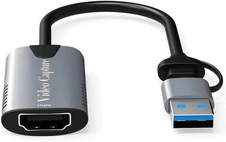 Alternative view of Type-c To Usb 2in1 Video Capture Yakalama Kartı 4K 1080P Uçlu HDMI to Type-C PC Bilgisayar Video Adaptör Çevirici