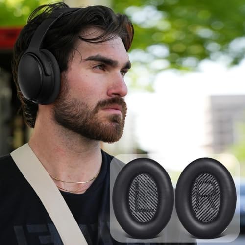 Alternative view of BOSE ile Uyumlu QuietComfort 35 (QC35) & Quiet Comfort 35 II (QC35 ii) için Suni Deri Kulaklık Pedi Hafızalı Yüksek Kaliteli Materyal Kulaklık Süngeri