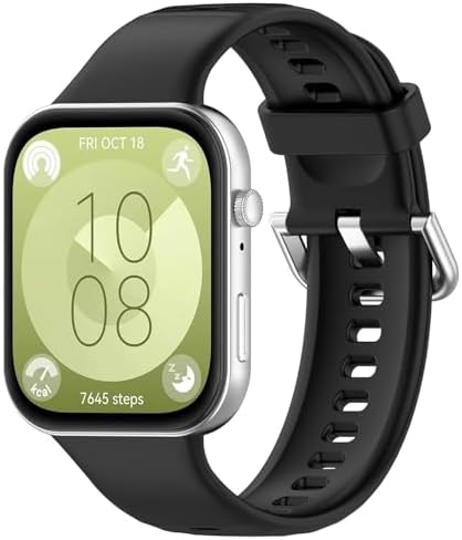 Alternative view of Watch Fit 5 için Kordon, Silicone Sport Band Siyah [Watch Fit 5 ile Uyumlu Kordon - Siyah]