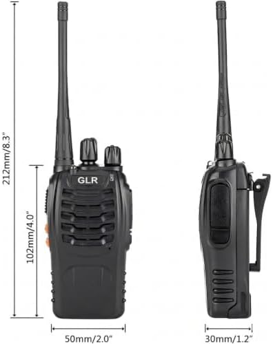Alternative view of 2 Adet BF-888S PMR446 El Telsizi 16 Kanal 446MHz-446.2Mhz 0.5W VOX CTCSS DCS Gürültü Azaltma Uzun Menzil Dahili Fener Şarjlı Batarya Walkie Talkie, 140 gr
